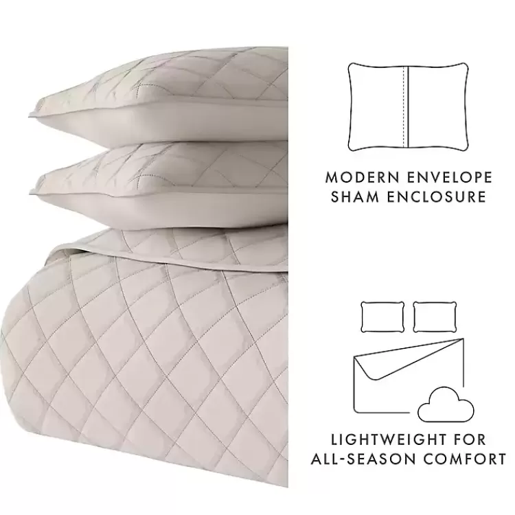 latte_stitched_diamond_pc_queen_quilt_set_6.webp Latte Stitched Diamond 3-pc. Queen Quilt Set>Kirklands Home Hot
