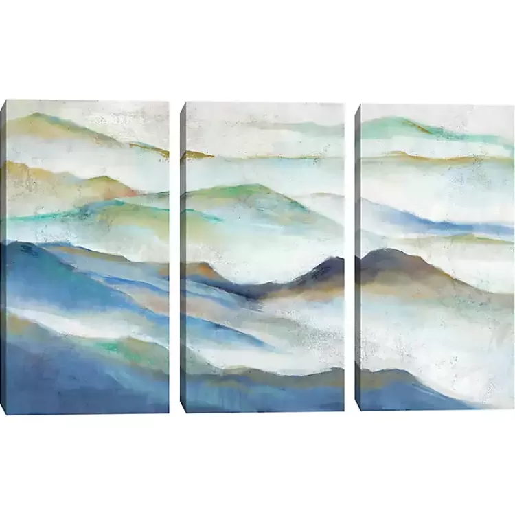 Layered View I Canvas Art Prints, Set of 3>Kirklands Home Discount