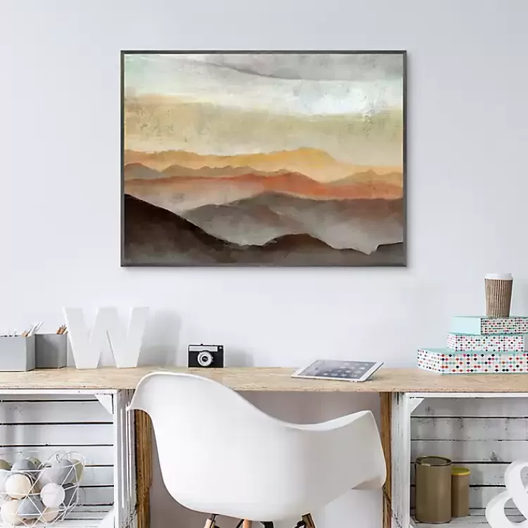 Layered View II Framed Canvas Art Print, 40x30 in.>Kirklands Home Outlet