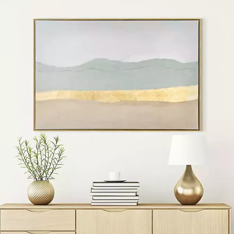 Layers Framed Canvas Art Print>Kirklands Home Cheap