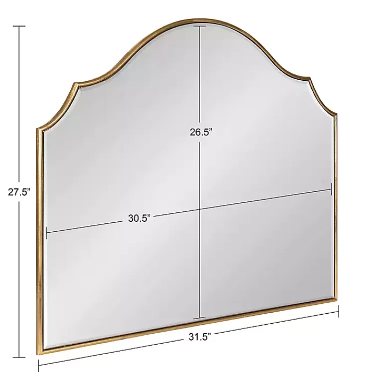 leanna_gold_arched_frame_mirror_4.webp Leanna Gold Arched Frame Mirror>Kirklands Home Online