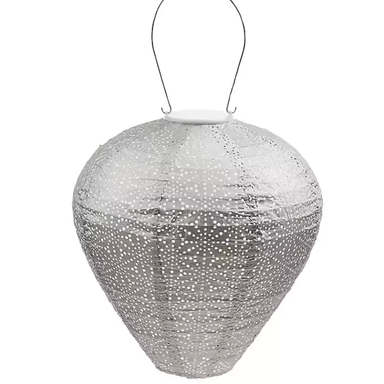 LED Taupe Balloon Outdoor Hanging Lantern>Kirklands Home Store