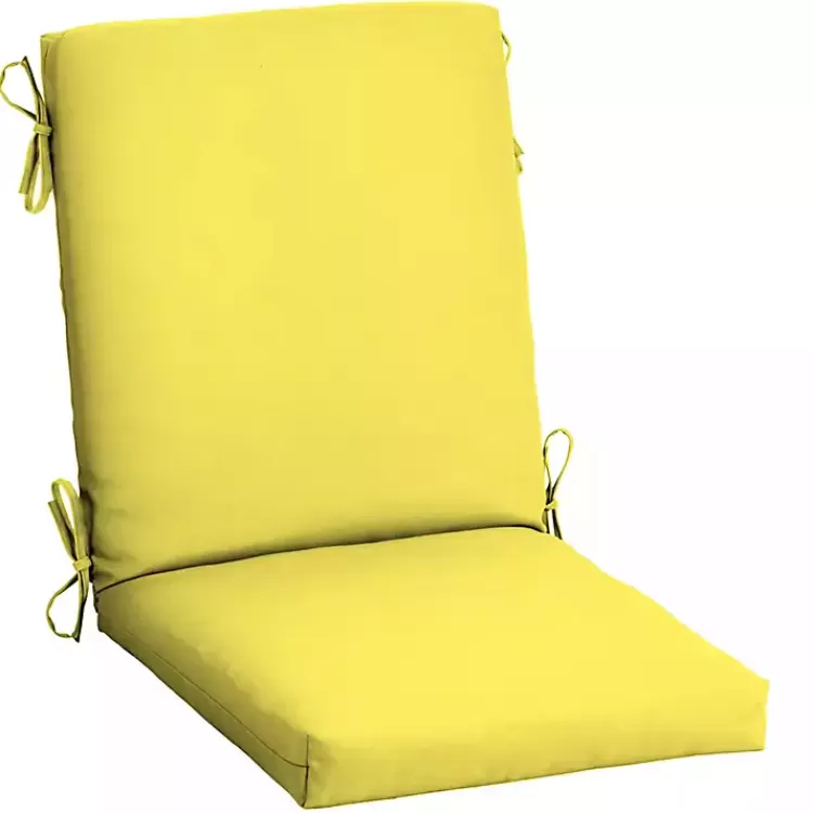Lemon Leala Luxe Outdoor Dining Chair Cushion>Kirklands Home Store