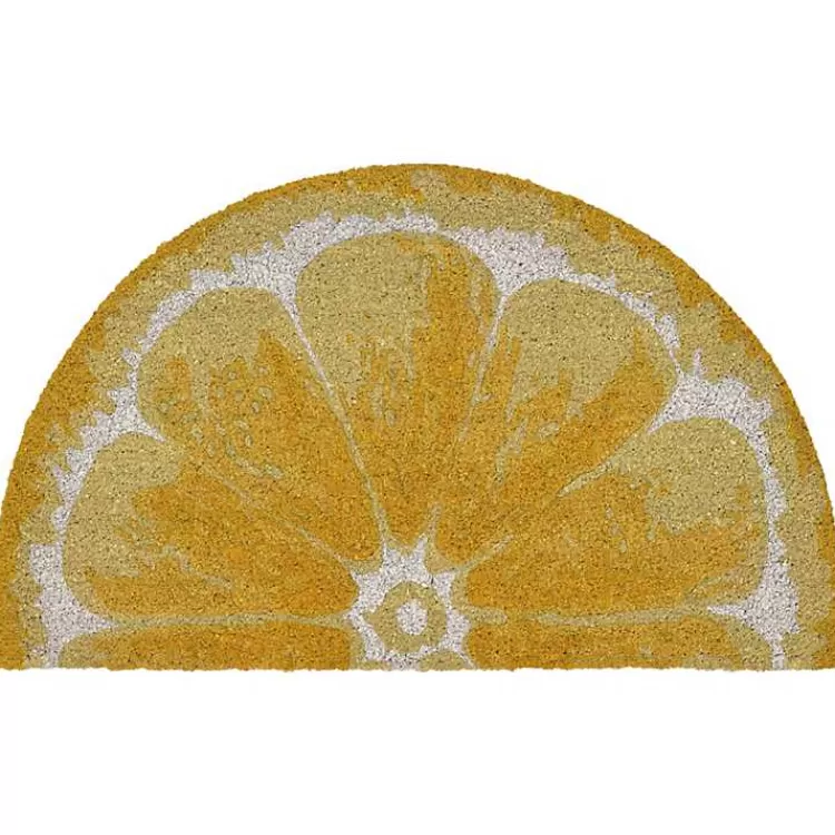 Lemon Slice Doormat>Kirklands Home Shop