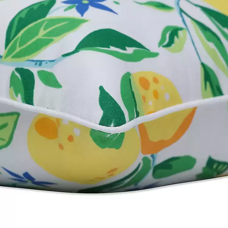 Lemon Vine Outdoor Lumbar Pillows, Set of 2>Kirklands Home New
