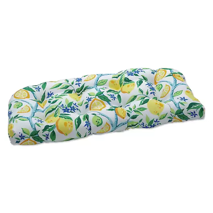 Lemon Vine Settee Cushion>Kirklands Home Flash Sale