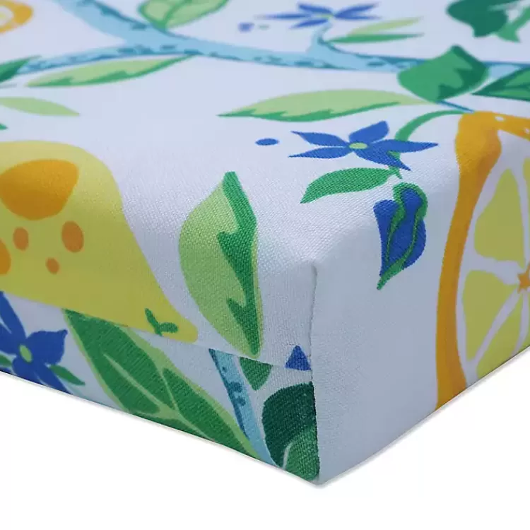 Lemon Vines Outdoor Bench Cushion>Kirklands Home Online