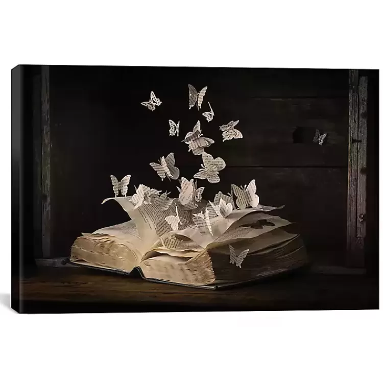 Lepidopterology Canvas Art Print>Kirklands Home Best Sale