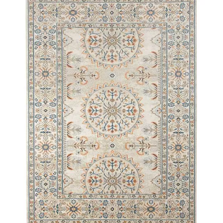 Light Beige Bohemian Area Rug, 7x9>Kirklands Home Hot