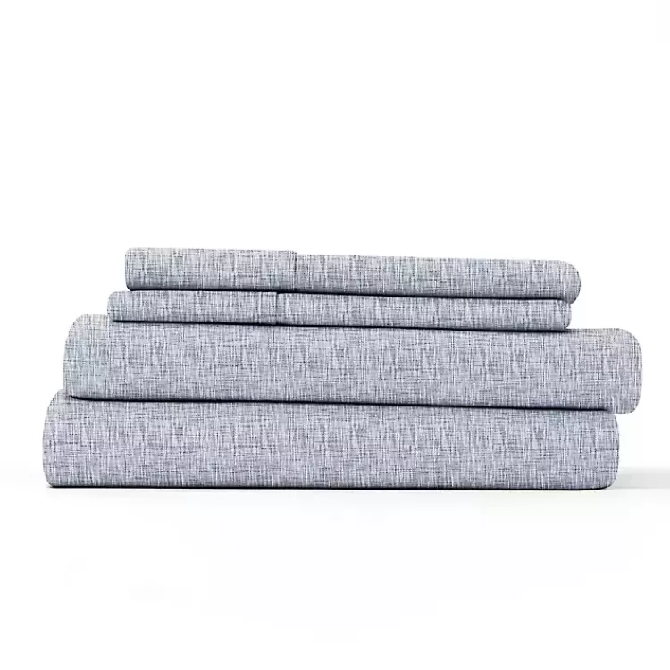 light_blue_chambray_pc_king_bed_sheet_set_3.webp Light Chambray 4-pc. King Bed Sheet Set>Kirklands Home Cheap