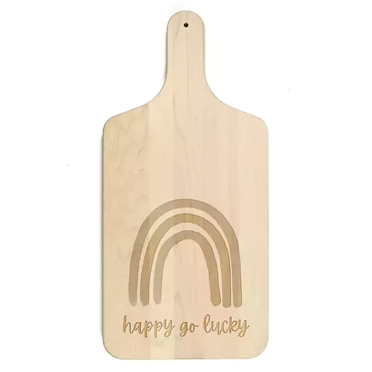 Light Brown Happy Go Lucky Cutting Board>Kirklands Home Cheap