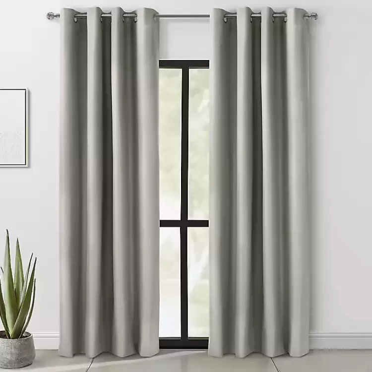 Light Alpine Blackout Curtain Panel, 108 in.>Kirklands Home Clearance