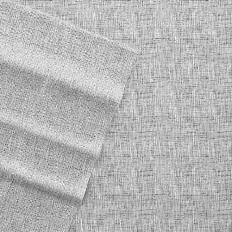 light_gray_chambray_pc_king_bed_sheet_set_2.webp Light Chambray 4-Pc. King Bed Sheet Set>Kirklands Home Store