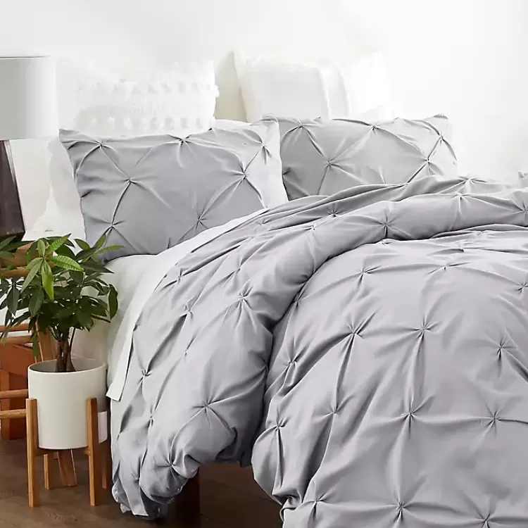Light Pinch Pleat 2-Pc. Twin Duvet Cover Set>Kirklands Home New