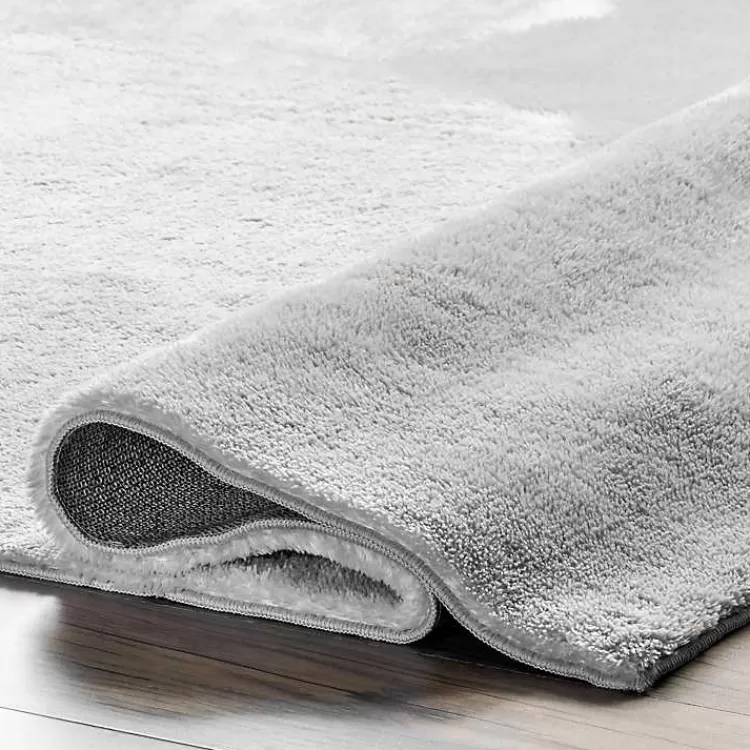 light_gray_shag_washable_area_rug_x_3.webp Light Gray Shag Washable Area Rug, 5x8>Kirklands Home Shop