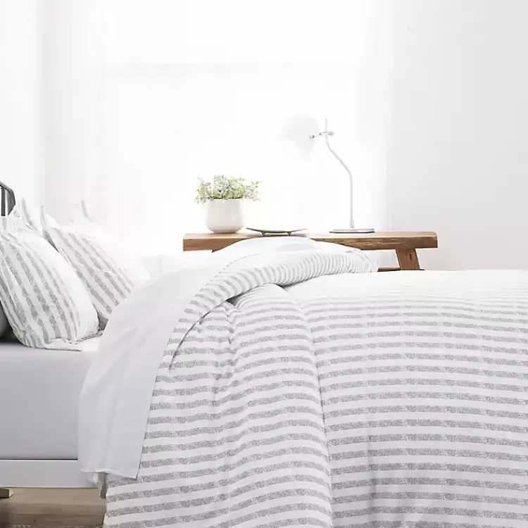 light_gray_stripes_pc_queen_duvet_cover_set_3.webp Light Gray Stripes 3-pc. Queen Duvet Cover Set>Kirklands Home Cheap