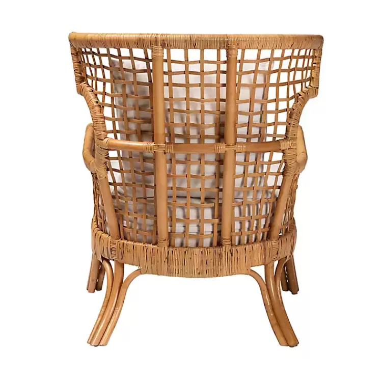 light_honey_rattan_curved_accent_chair_4.webp Light Honey Rattan Curved Accent Chair>Kirklands Home Store