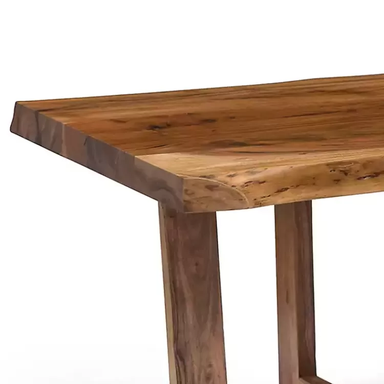Live Edge Coffee Table with Crossed Legs, 42 in.>Kirklands Home Best Sale