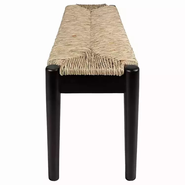 lola_seagrass_and_wood_bench_3.webp Lola Seagrass and Wood Bench>Kirklands Home Fashion