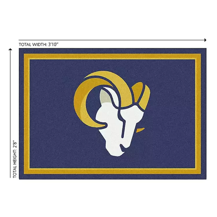 Los Angeles Rams Area Rug, 3x4>Kirklands Home Sale