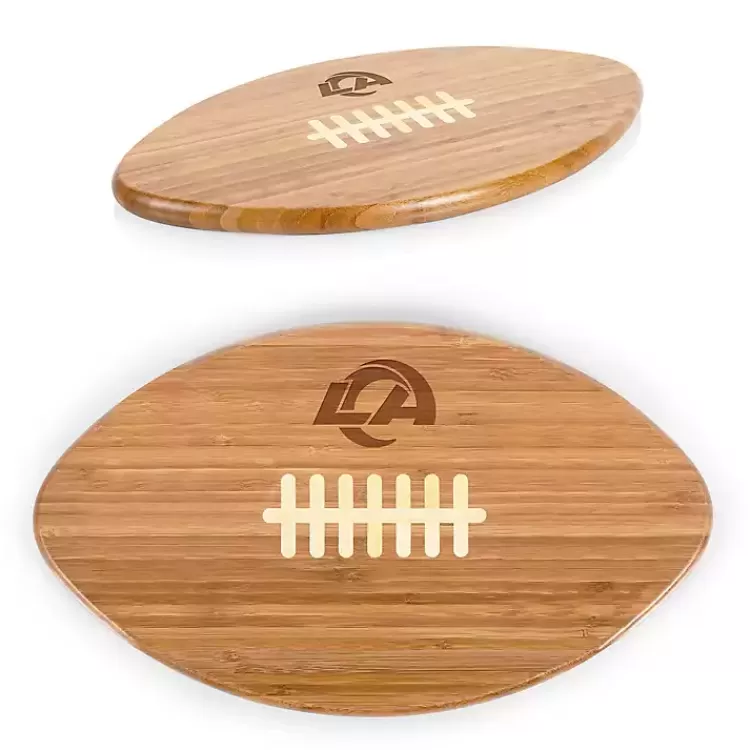 los_angeles_rams_bamboo_football_cutting_board_3.webp Los Angeles Rams Bamboo Football Cutting Board>Kirklands Home Discount