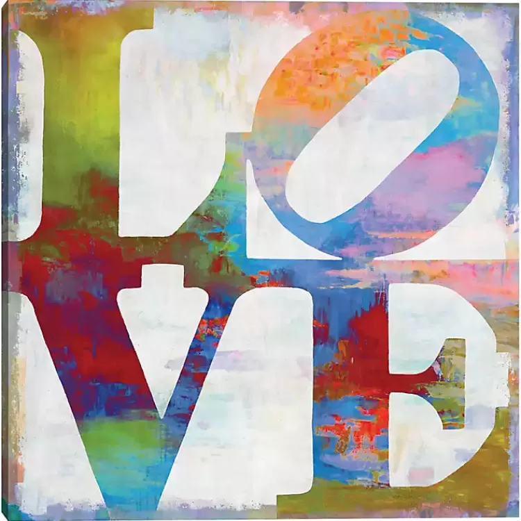 Love in Color Canvas Art Print>Kirklands Home Shop