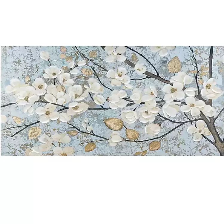 Luminous Gold Foil Bloom Canvas Art Print>Kirklands Home Discount