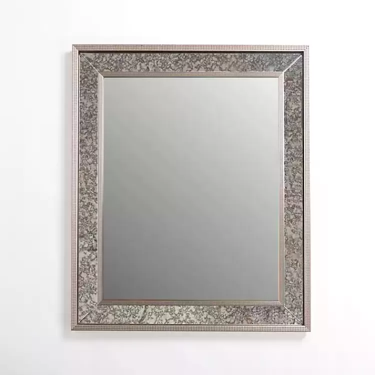 Luxe Silver Antique Frame Wall Mirror, 43 in.>Kirklands Home Store