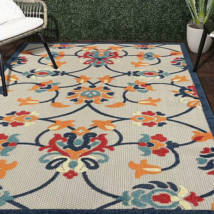 lyla_multi_floral_damask_indooroutdoor_rug_x_2.webp Lyla Multi Floral Damask Indoor/Outdoor Rug, 5x8>Kirklands Home Shop