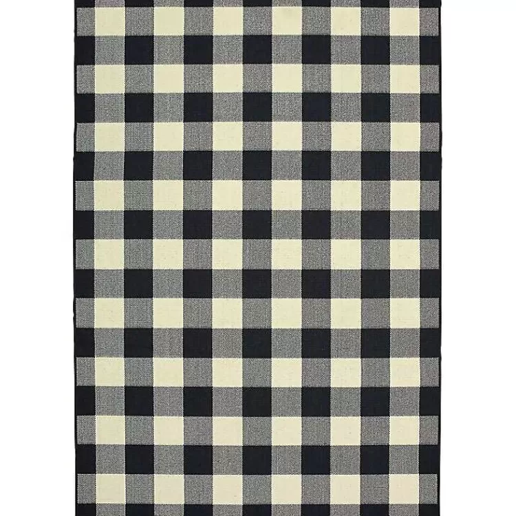 Madura Buffalo Check Outdoor Area Rug, 8x13>Kirklands Home Sale
