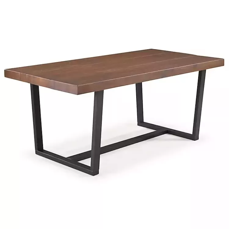 Mahogany Distressed Solid Wood Dining Table>Kirklands Home Best Sale