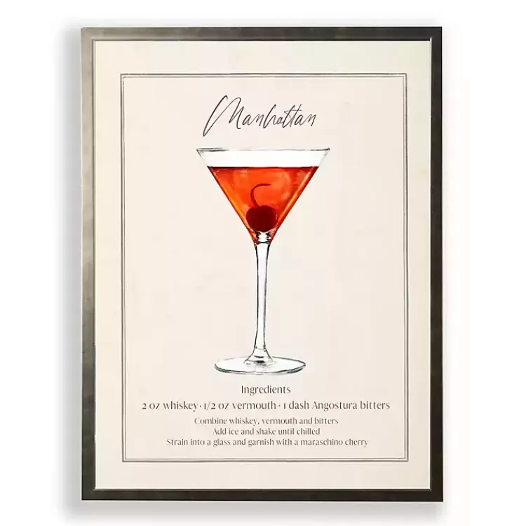 Manhatten Framed Art Print>Kirklands Home Best Sale
