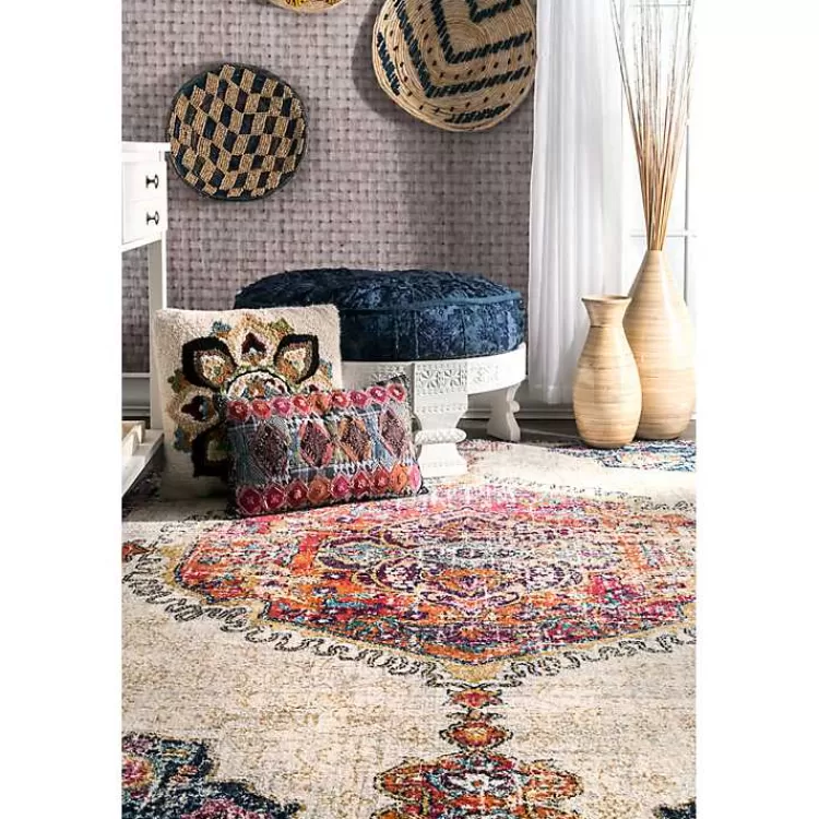 Mara Vintage Medallion Area Rug, 5x8>Kirklands Home Cheap