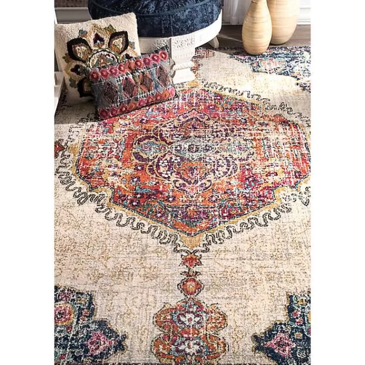 Mara Vintage Medallion Area Rug, 5x8>Kirklands Home Cheap