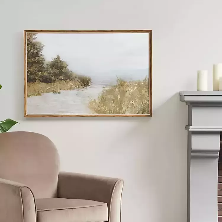 Martha Stewart Lake Walk Framed Canvas Art Print>Kirklands Home Discount