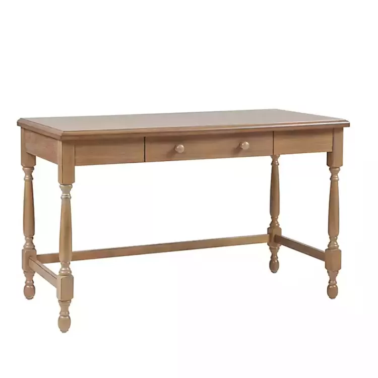 Martha Stewart Natural Wood Turned Legs Desk>Kirklands Home Best Sale