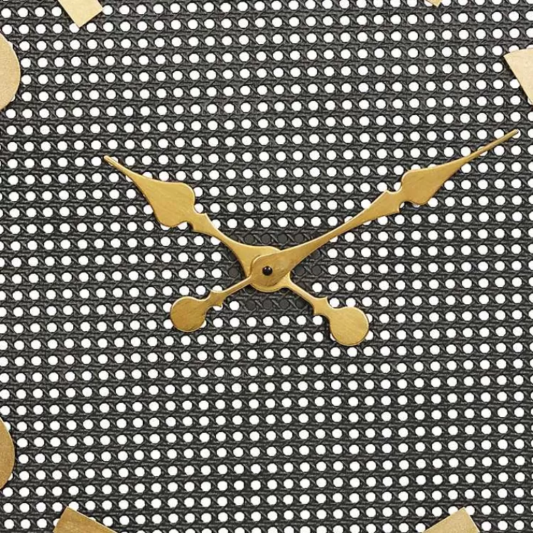 matte_black_iron_wall_clock__in_3.webp Matte Black Iron Wall Clock, 32 in.>Kirklands Home Best