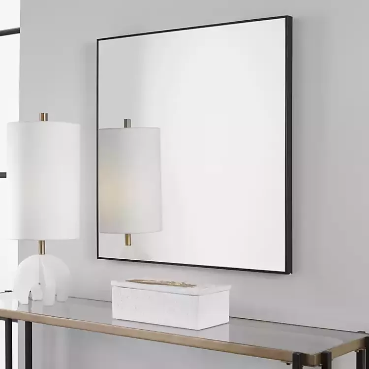 Matte Metal Square Framed Mirror>Kirklands Home Fashion