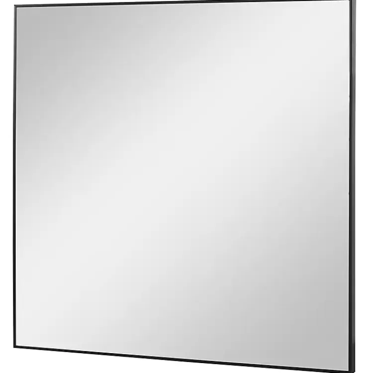 matte_black_metal_square_framed_mirror_2.webp Matte Metal Square Framed Mirror>Kirklands Home Fashion