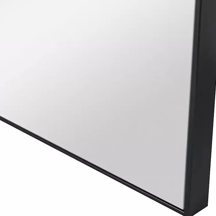 matte_black_metal_square_framed_mirror_3.webp Matte Metal Square Framed Mirror>Kirklands Home Fashion