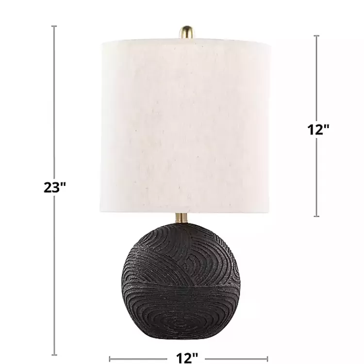 matte_black_round_kona_table_lamps_set_of__7.webp Matte Black Round Kona Table Lamps, Set of 2>Kirklands Home New