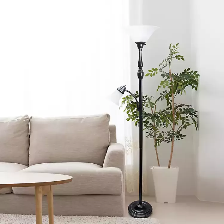 matte_bronze_and_white_reading_arm_torchiere_6.webp Matte Bronze and White Reading Arm Torchiere>Kirklands Home Cheap