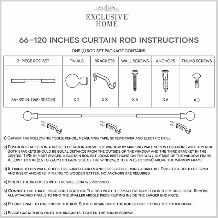matte_bronze_eleanor_curtain_rod_set__in_6.webp Matte Bronze Eleanor Curtain Rod Set, 120 in.>Kirklands Home New
