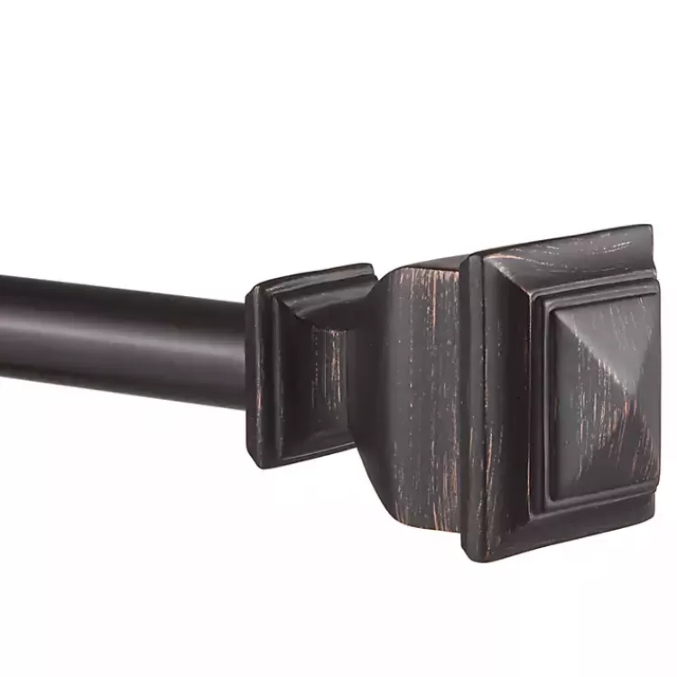 Matte Bronze Nathan Curtain Rod, 72 in.>Kirklands Home Sale