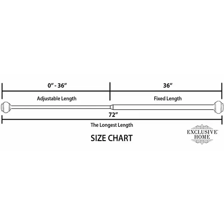 Matte Adjustable Prism Curtain Rod, 72 in.>Kirklands Home Fashion