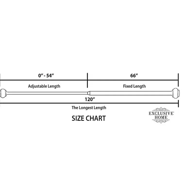 Matte Duke Curtain Rod, 120 in.>Kirklands Home Discount