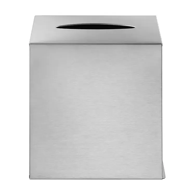 Matte Stainless Steel Nexio Tissue Box Cover>Kirklands Home Best Sale