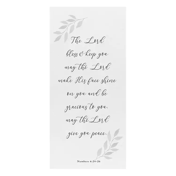 May the Lord Give You Peace Canvas Art Print>Kirklands Home Online