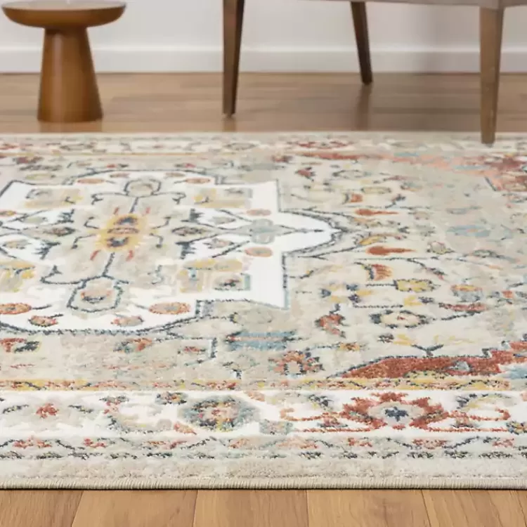 medallion_ivory_rust_runner_x_2.webp Medallion Ivory Rust Runner, 2x8>Kirklands Home Best