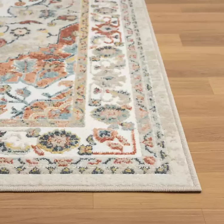 medallion_ivory_rust_runner_x_4.webp Medallion Ivory Rust Runner, 2x8>Kirklands Home Best